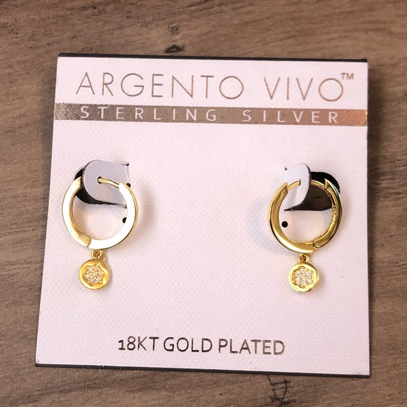 Argento Vivo Jewelry New Argento Vivo 8k Gold Plated Sterling